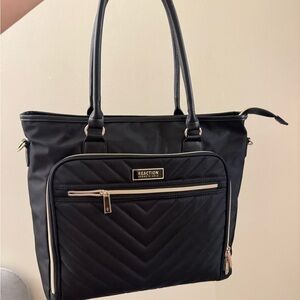 Kenneth Cole Reaction Quilted Black Tote